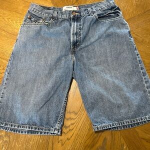 Levi's 569  Men’s Jean Shorts Size 34 Blue Loose Straight Denim